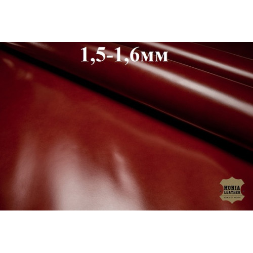 №430 Кожа Masoni FV Rosso 1,5-1,6мм Лот из 2  листов 20*30 см 2 сорт