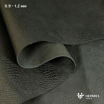 Кожа "Ящерица". Чёрная. 1.2 - 1.4 мм