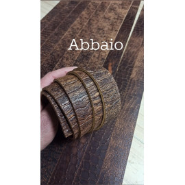 Ременная заготовка РД Wax Prestige Cognac Abbaio