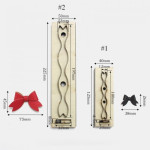 Штанцформы (вырубные штампы) для декора Бант